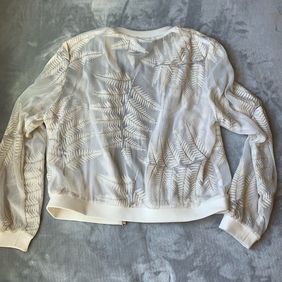 Fern patterned bomber jacket - Picture 4 of 5